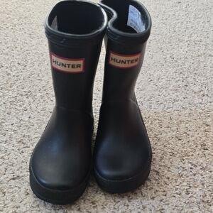 Little Kids Hunter Classic Black Boots